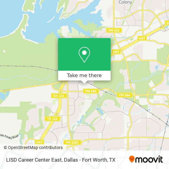 Mapa de LISD Career Center East