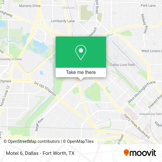 Motel 6 map
