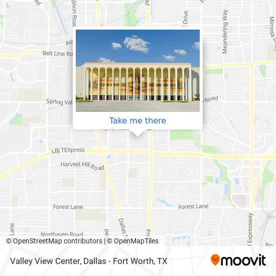 Valley View Center map