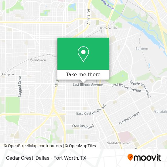 Mapa de Cedar Crest