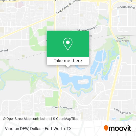 Viridian DFW map