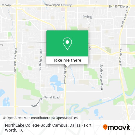 NorthLake College-South Campus map