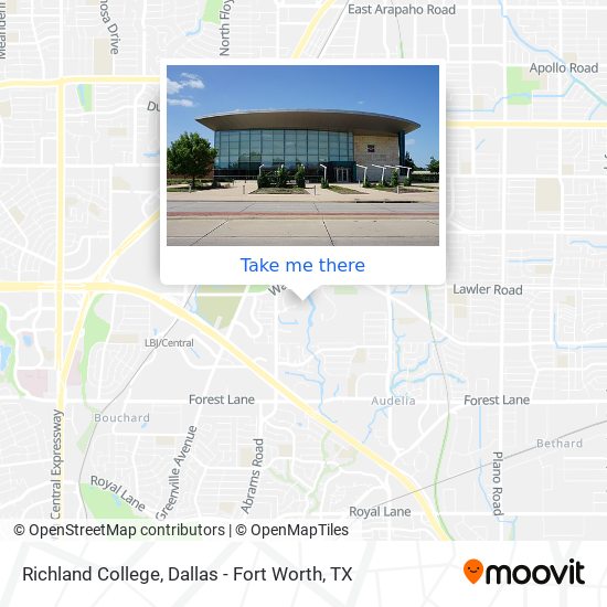 Mapa de Richland College