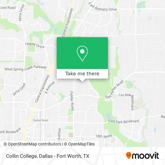 Collin College map