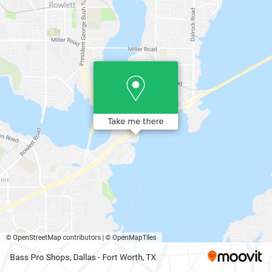 Bass Pro Shops map