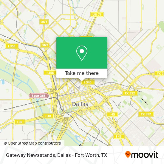 Gateway Newsstands map