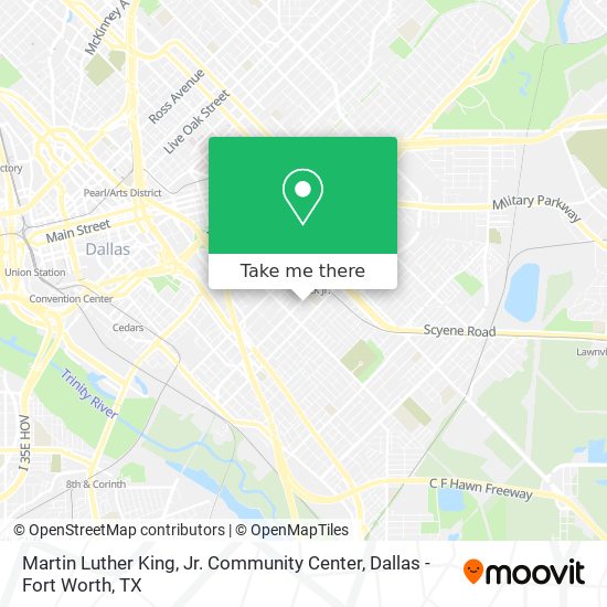Martin Luther King, Jr. Community Center map