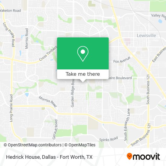 Hedrick House map