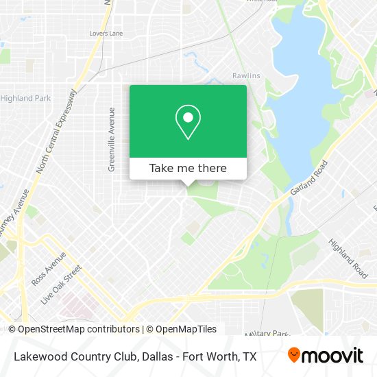 Mapa de Lakewood Country Club