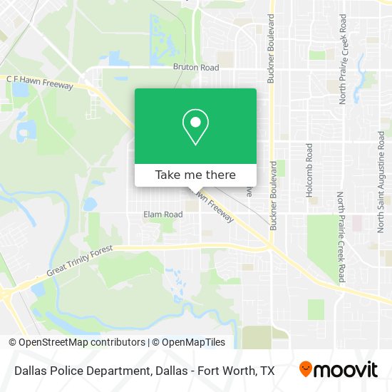 Dallas Police Department map