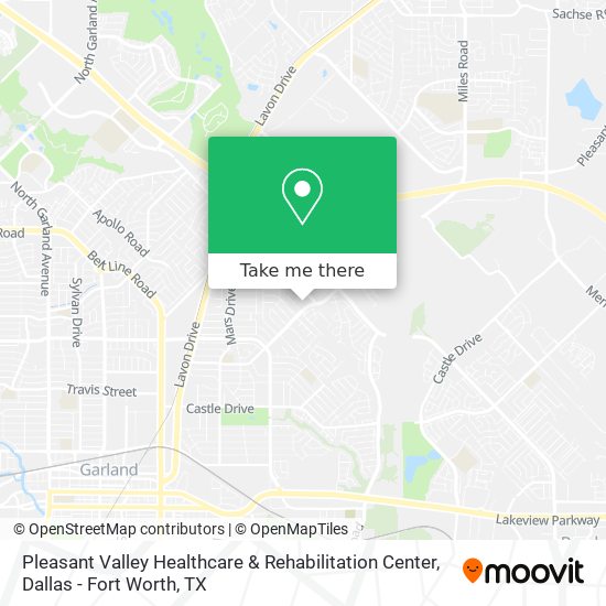 Pleasant Valley Healthcare & Rehabilitation Center map