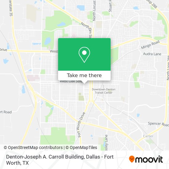 Denton-Joseph A. Carroll Building map