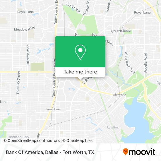 Mapa de Bank Of America