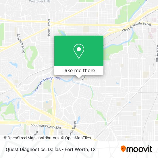 Quest Diagnostics map