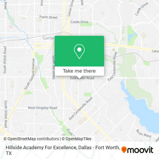 Hillside Academy For Excellence map