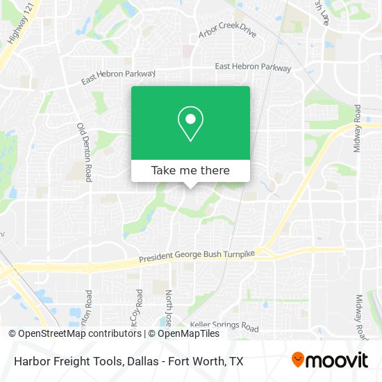 Harbor Freight Tools map