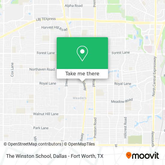The Winston School map