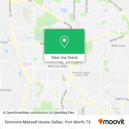 Simmons-Maxwell House map
