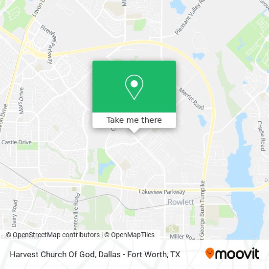 Mapa de Harvest Church Of God