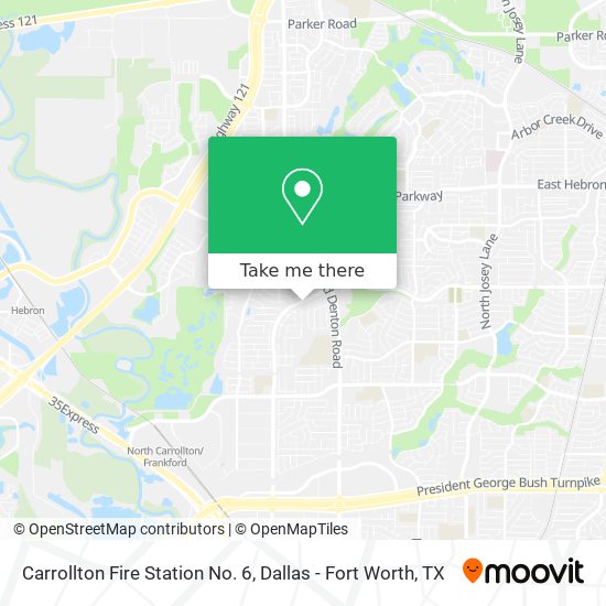 Mapa de Carrollton Fire Station No. 6