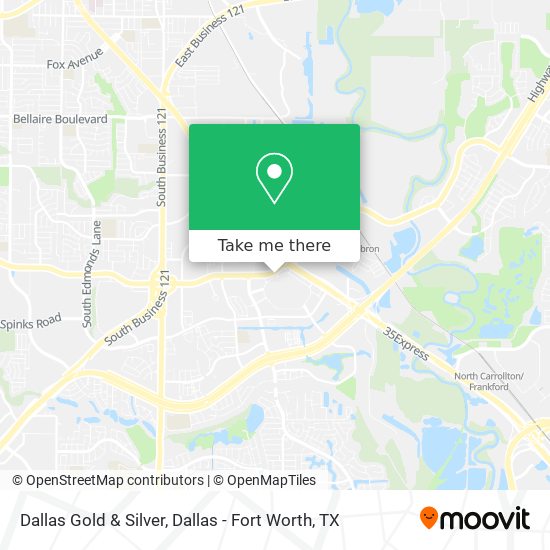 Mapa de Dallas Gold & Silver
