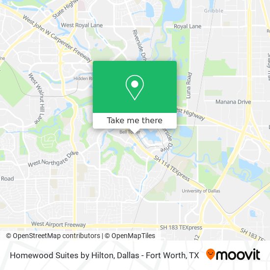 Mapa de Homewood Suites by Hilton