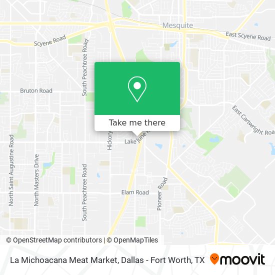 La Michoacana Meat Market map