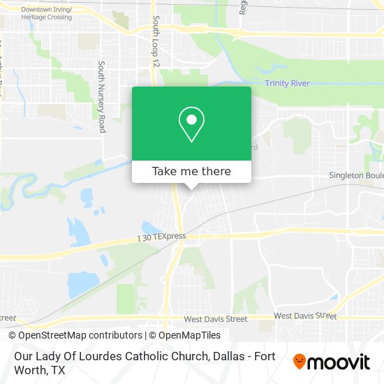 Our Lady Of Lourdes Catholic Church map