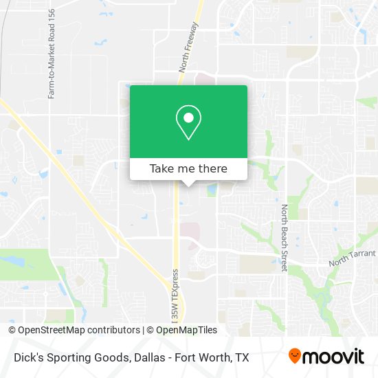 Mapa de Dick's Sporting Goods
