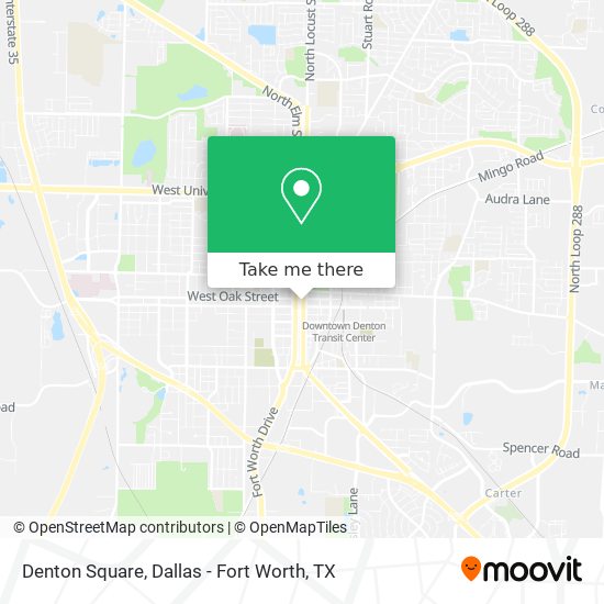 Mapa de Denton Square