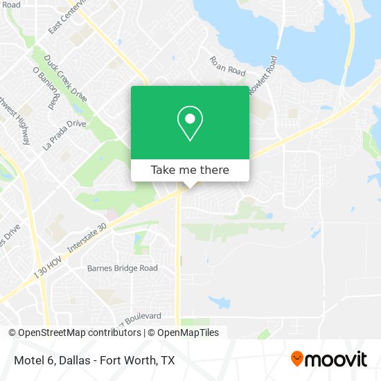 Mapa de Motel 6
