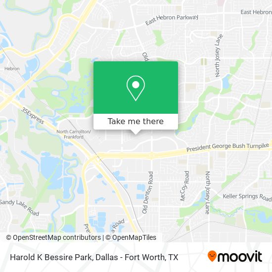 Harold K Bessire Park map