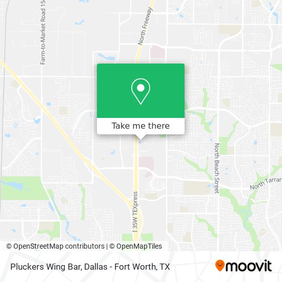 Pluckers Wing Bar map
