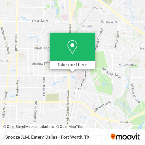 Mapa de Snooze A.M. Eatery