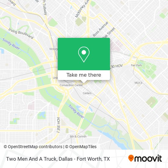 Two Men And A Truck map