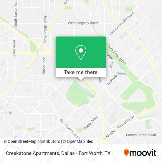 Creekstone Apartments map