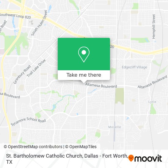 St. Bartholomew Catholic Church map