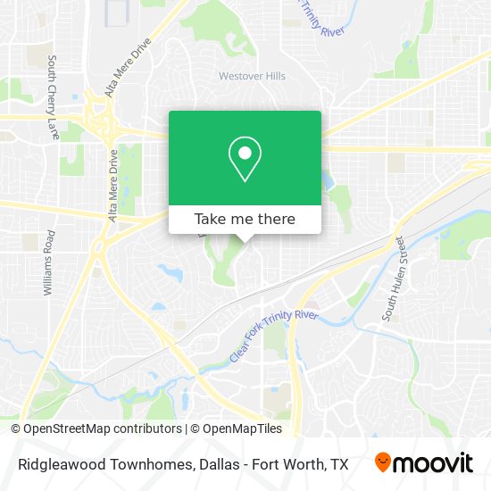 Ridgleawood Townhomes map