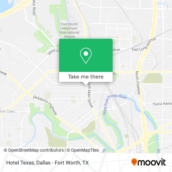 Hotel Texas map