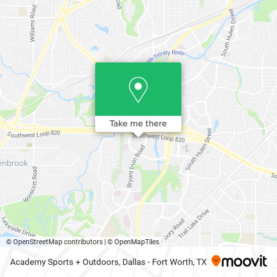 Academy Sports + Outdoors map