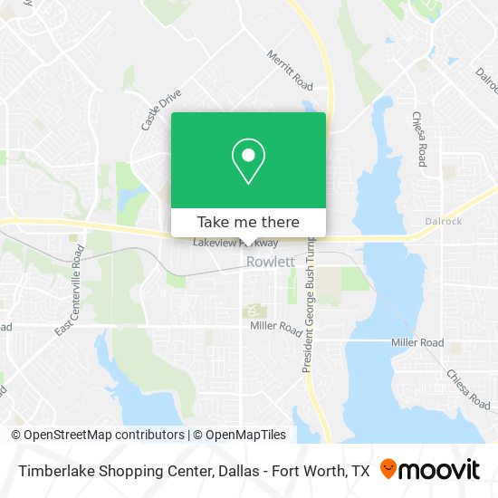 Timberlake Shopping Center map