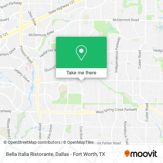 Bella Italia Ristorante map