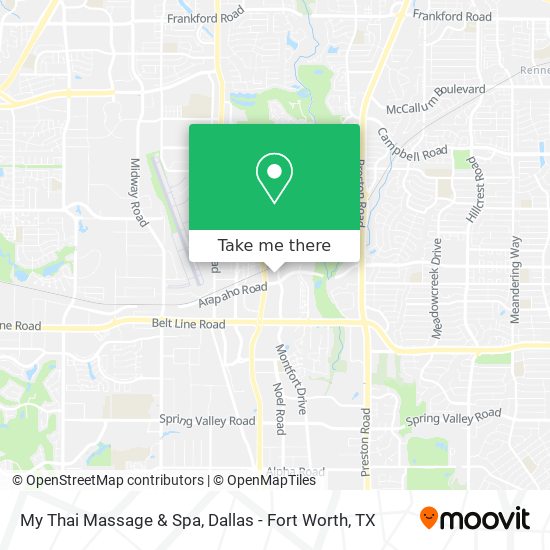 My Thai Massage & Spa map
