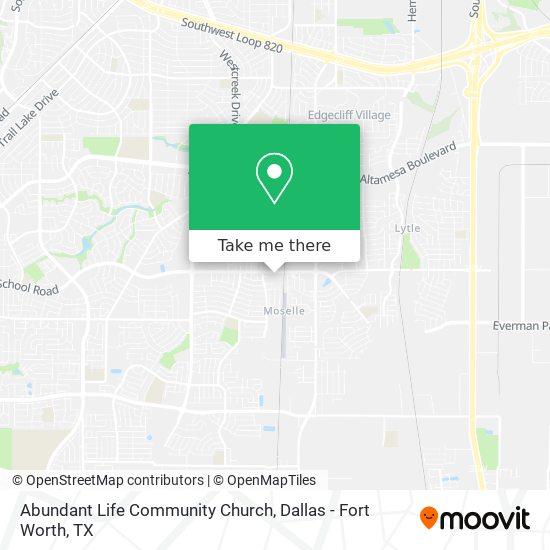 Abundant Life Community Church map