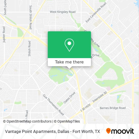 Vantage Point Apartments map