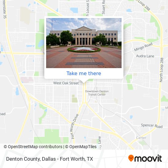 Denton County map