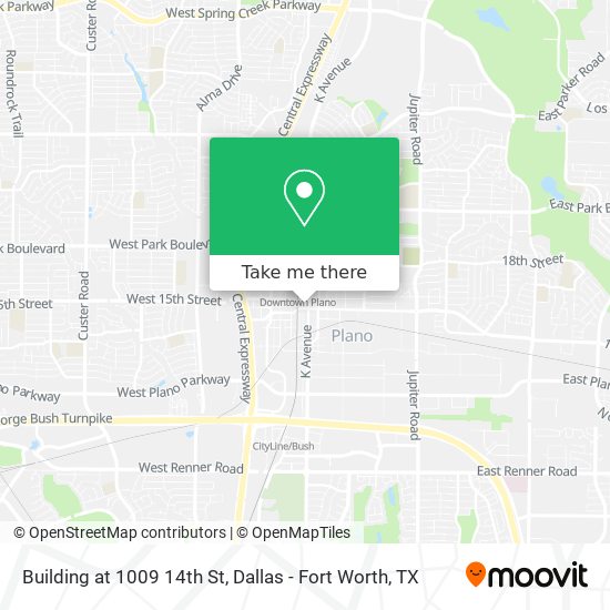 Mapa de Building at 1009 14th St