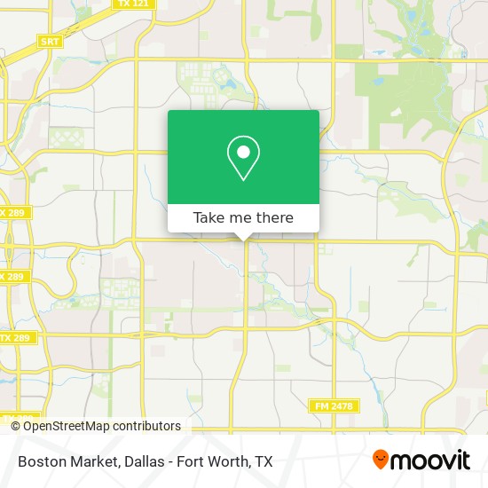 Boston Market map