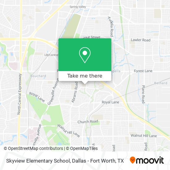 Skyview Elementary School map