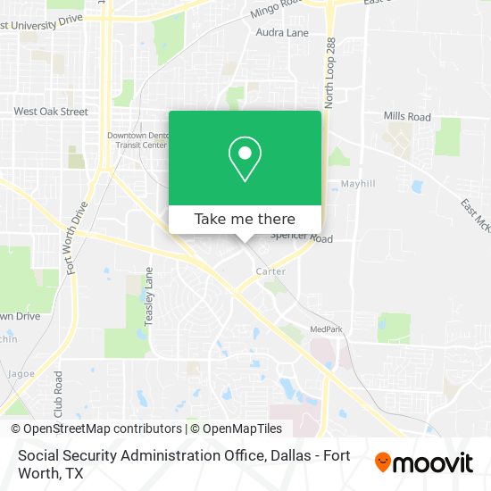 Social Security Administration Office map